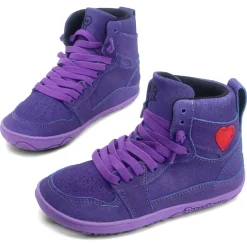 PaperKrane ~ HighCut Sneaker Leder ~ Purple Love