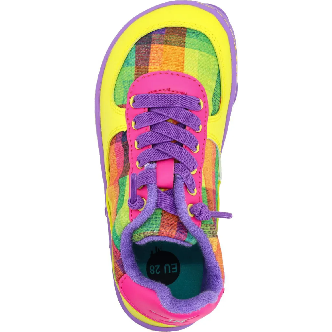 PaperKrane ~ LowCut Sneaker vegan ~ Checkered Joy
