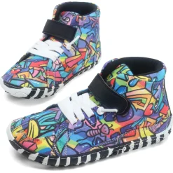 PaperKrane ~ MidCut Sneaker vegan ~ Graffiti