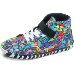PaperKrane ~ MidCut Sneaker vegan ~ Graffiti
