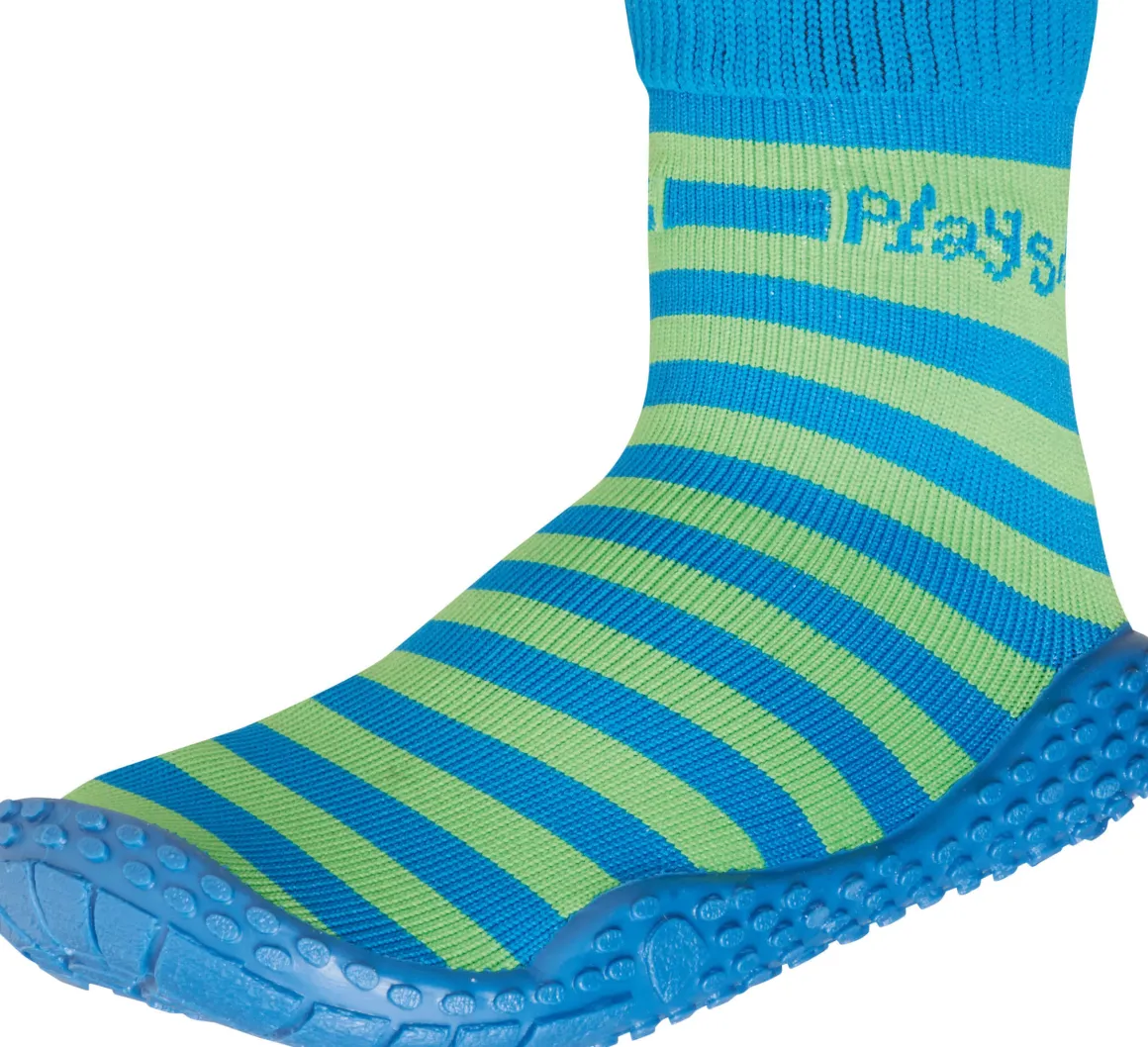 Playshoes ~ Aqua Socke ~ Streifen blau grün
