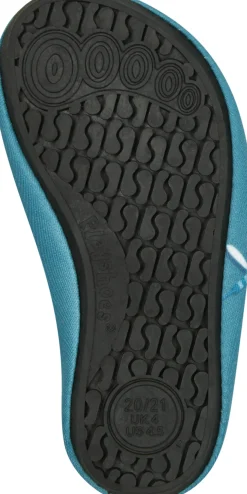Playshoes ~ Barfuß-Schuh ~ Blümchen Petrol