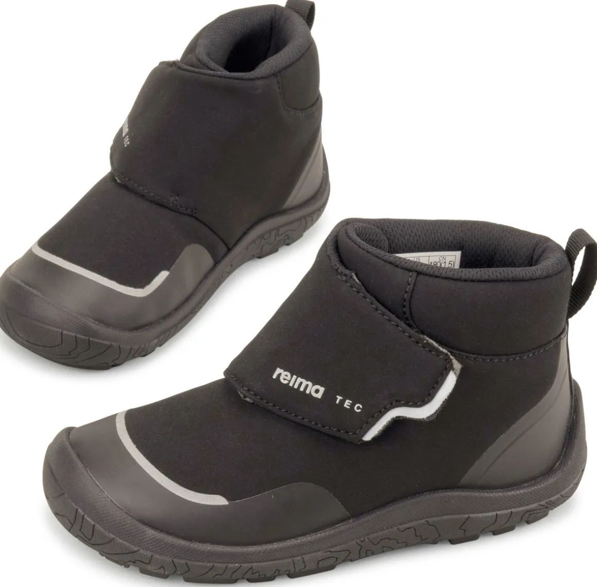 Reima ~ Hyppii Mid-Boot Klett + TEX vegan ~ Black