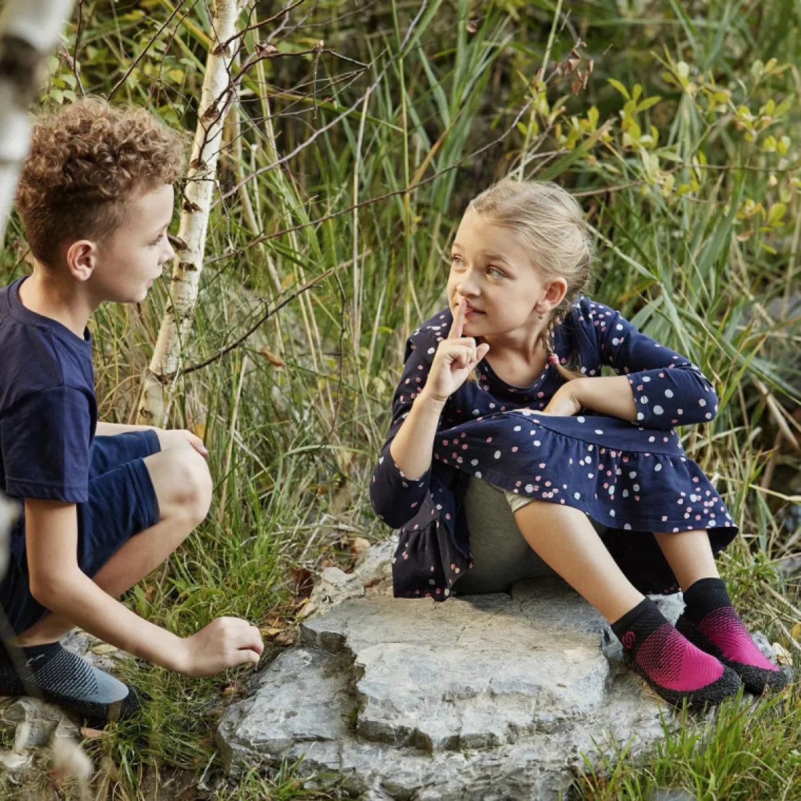 Skinners ~ Sockenschuh Kids 2.0 ~ Stone
