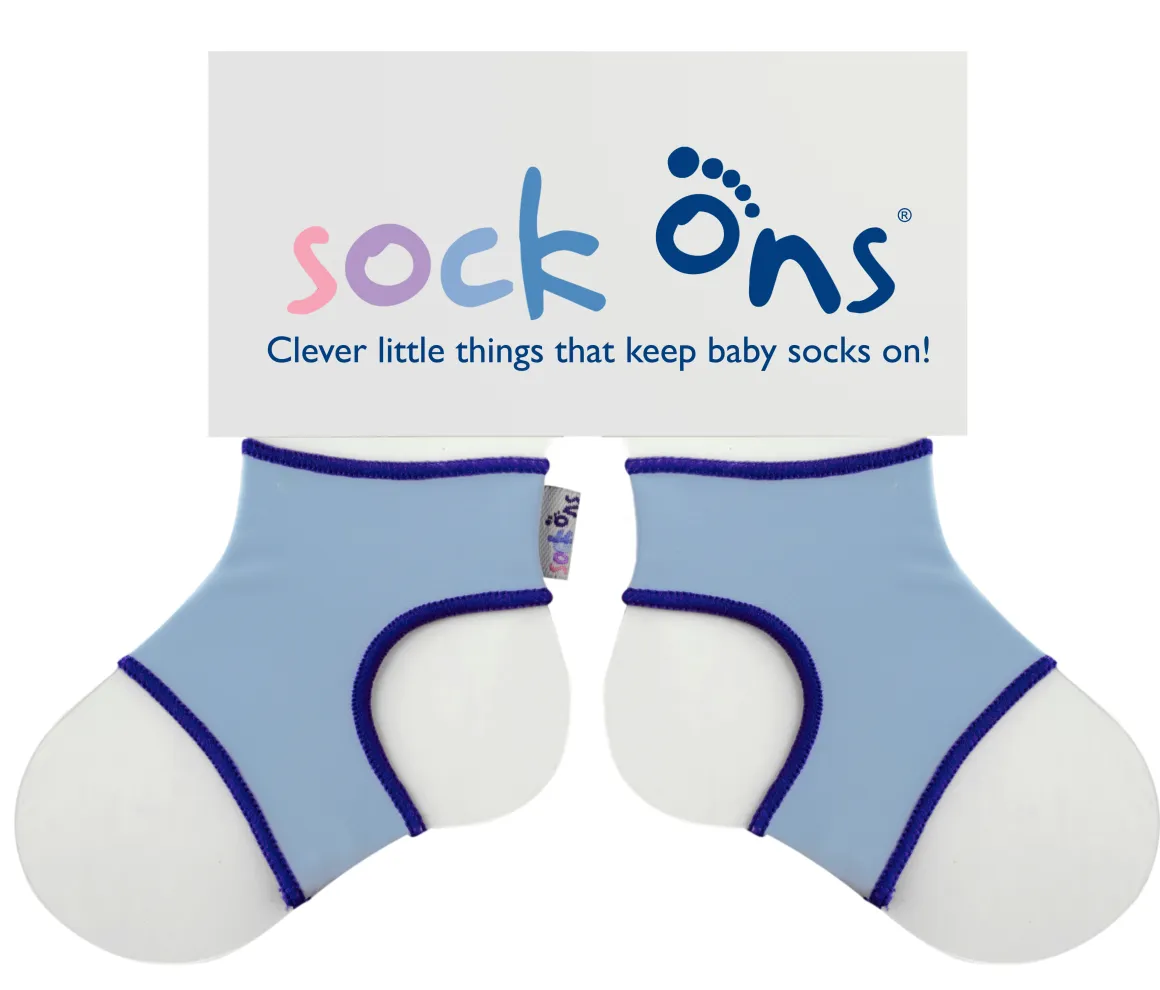 Sock ons ~ Sockenhalter ~ hellblau
