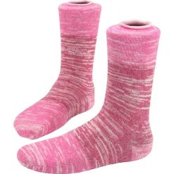 Sokkinn ~ Bio Socke Wool Blockstripe Melange ~ Berry