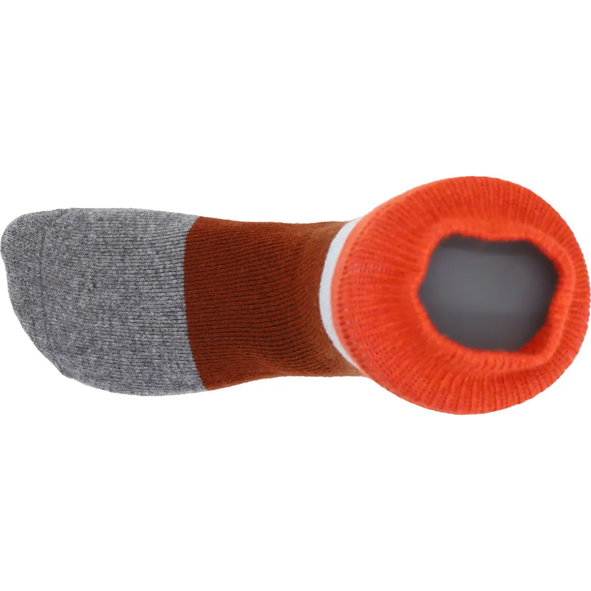Sokkinn ~ Bio Socke Wool Plusch Stripes ~ Wood