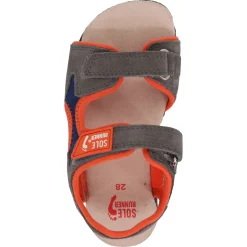 Sole Runner |k ~ Sandale Mimas ~ Grey/Orange