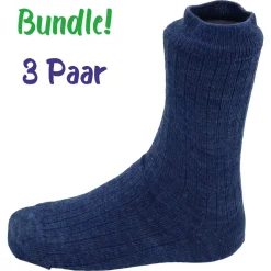 Steven kids ~ Merinowolle Socken 3er Set ~ Jeans