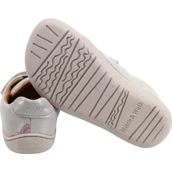 Stitch & Walk ~ Leder LowCut Klettschuh ~ Silver Mandala