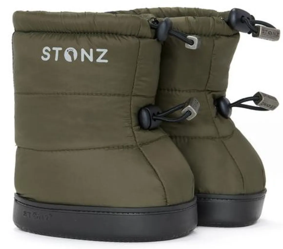 Stonz ~ Toddler Puffer Booties ~ Pine