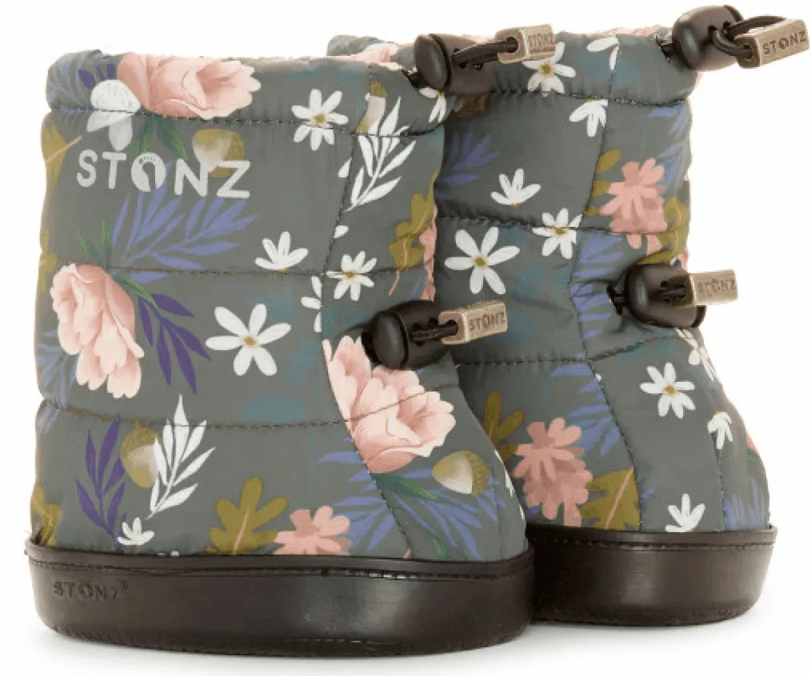 Stonz ~ Toddler Puffer Booties ~ Woodland