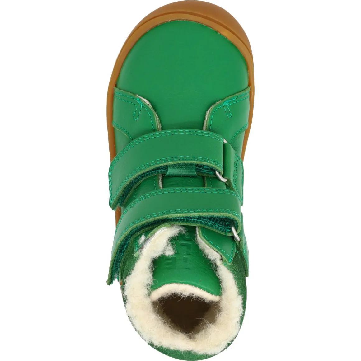 Telyoh bare ~ HighCut Leder Klett Winter + Tex ~ Grass Green
