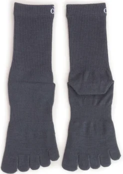 Vibram ~ dF-300 Crew Outdoor Wool Zehensocken ~ Dark Grey