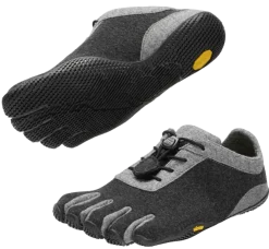Vibram |f ~ Fivefingers KSO ECO WOOL ~ Grey/Lightgrey/Black