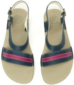 ZeaZoo |a ~ Sandale Anemone ~ Blau/Pink