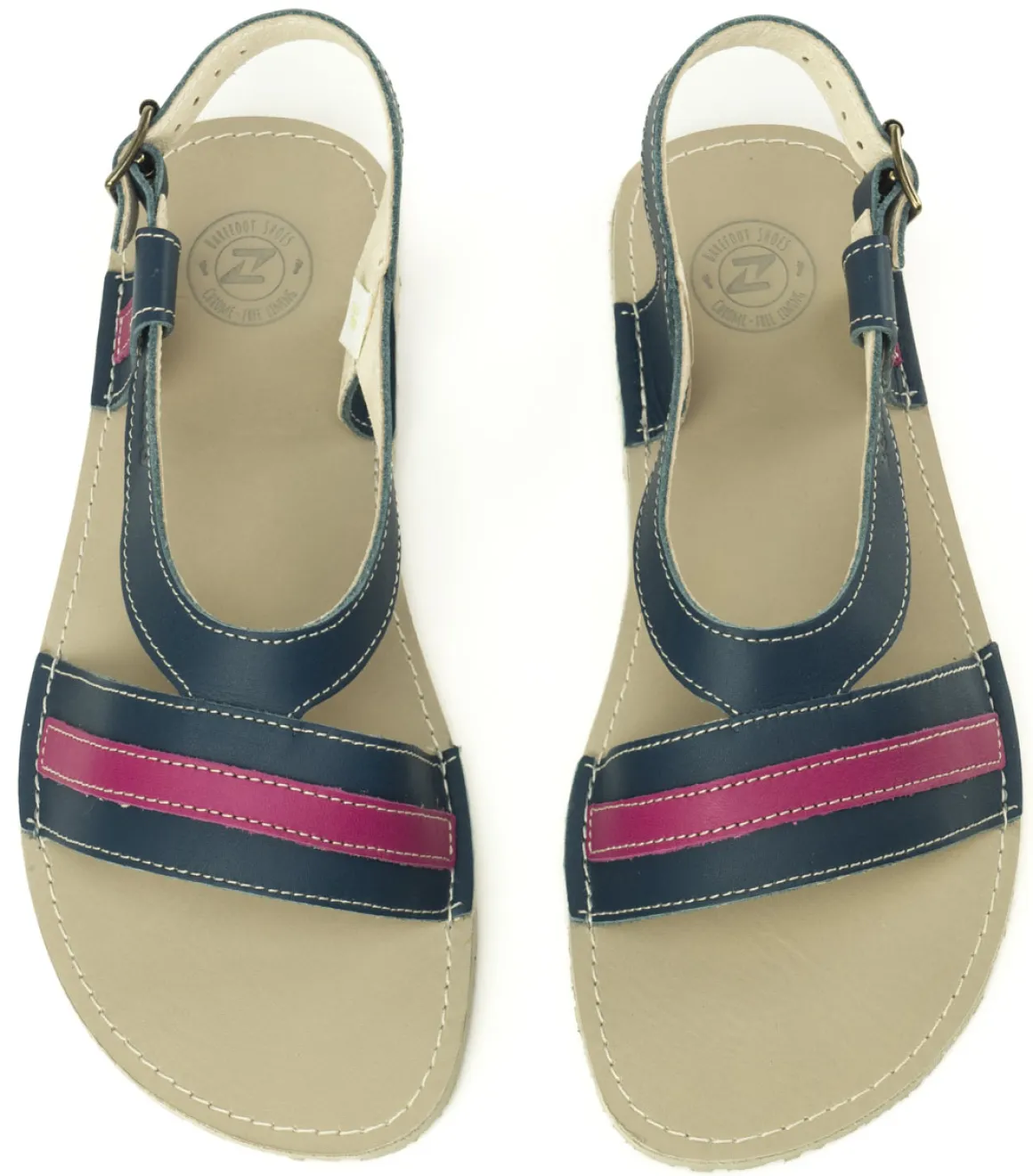 ZeaZoo |a ~ Sandale Anemone ~ Blau/Pink