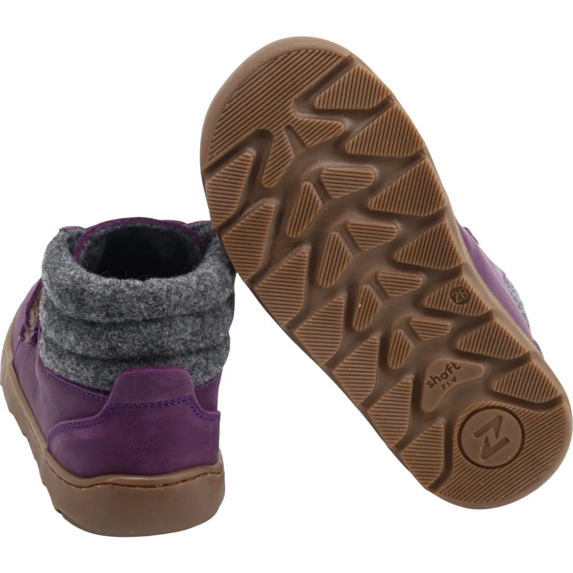 ZeaZoo ~ Grizzly Mini HighCut Winter ~ Purple/Grey