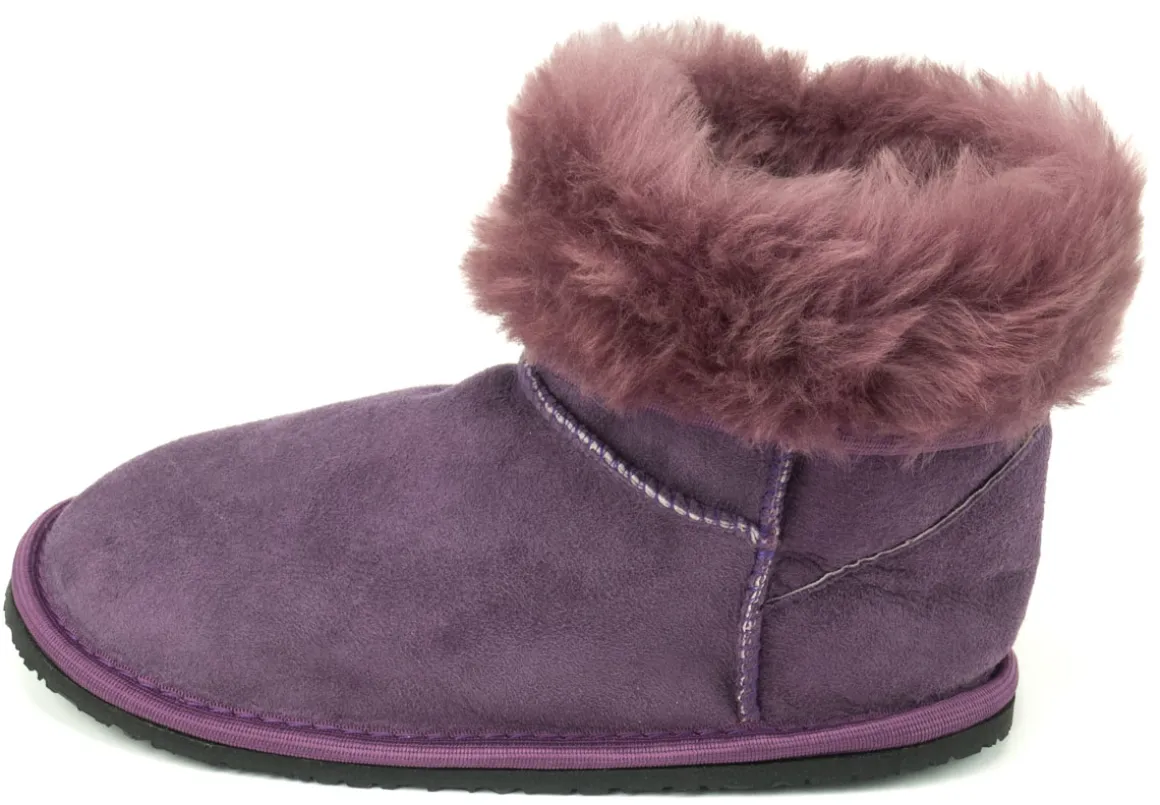 ZeaZoo |k ~ Winter-Boot Dingo mit Fell ~ Lila