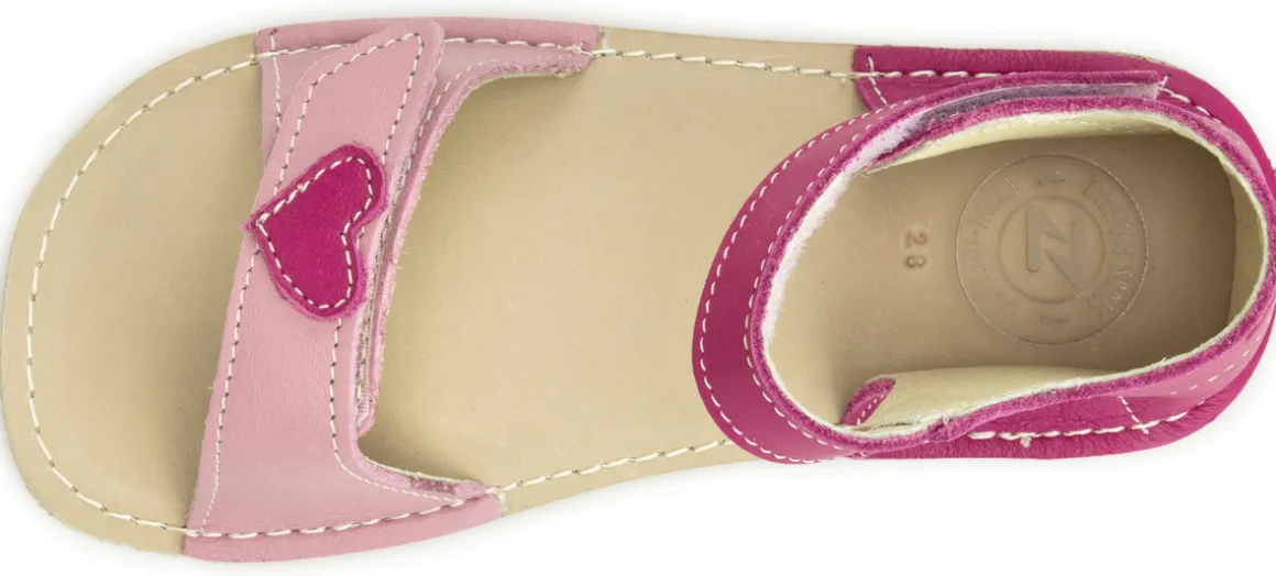 ZeaZoo ~ Sandale Ariel ~ Pink mit Herz