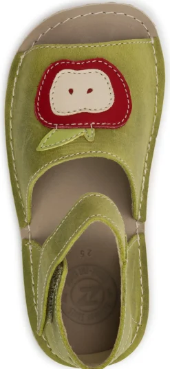 ZeaZoo ~ Sandale Coral ~ Green Apples