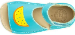ZeaZoo ~ Sandale Coral ~ Hellblau Zitrone