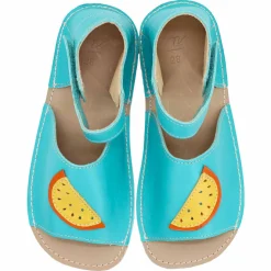 ZeaZoo ~ Sandale Coral ~ Hellblau Zitrone