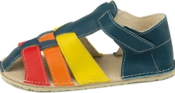 ZeaZoo ~ Sandale Marlin ~ Dunkelblau Regenbogen