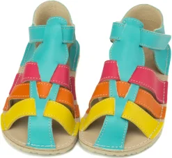 ZeaZoo ~ Sandale Marlin ~ Meerblau Regenbogen