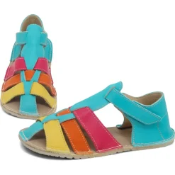 ZeaZoo ~ Sandale Marlin ~ Meerblau Regenbogen